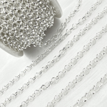 Load image into Gallery viewer, Sterling Silver Rolo Chain