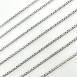 Load image into Gallery viewer, Oxidized Sterling Silver Box Chain
