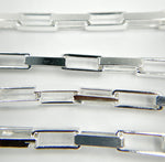 Load image into Gallery viewer, X31SS. Sterling Silver Flat Box Link Chain