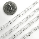 Load image into Gallery viewer, 925 Sterling Silver Paperclip Chain