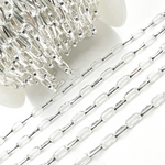 Load image into Gallery viewer, Sterling Silver Rectangular Link Chain