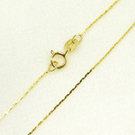 Load image into Gallery viewer, 14k Solid Yellow Gold Solid Cable Necklace