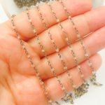 Load image into Gallery viewer, Coated Crystal Oxidized Wire Chain