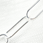 Load image into Gallery viewer, 925 Sterling Silver Paperclip Chain.