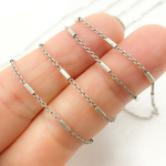 Load image into Gallery viewer, Oxidized Sterling Silver Satellite Chain