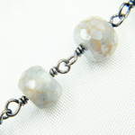 Load image into Gallery viewer, Coated Quartz Oxidized Wire Chain