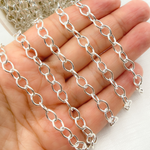 Load image into Gallery viewer, V194SS. Sterling Silver Smooth Oval Link Chain