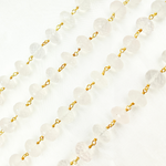 Load image into Gallery viewer, Rose Quartz Gold Plated Wire Chain