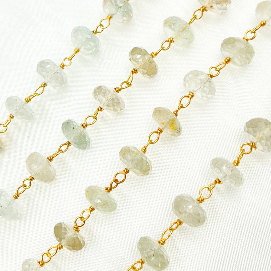 Imperial Topaz Gold Plated Wire Chain