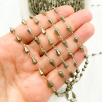 Load image into Gallery viewer, Pyrite 925 Sterling Silver Wire Chain