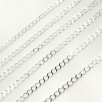 Load image into Gallery viewer, Z87SS. Sterling Silver Miami Flat Curb Link Chain