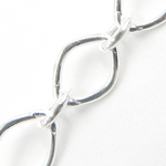 Load image into Gallery viewer, 925 Sterling Silver Big and Small Oval Link Chain