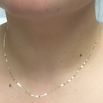 Load image into Gallery viewer, Solid Gold Flat Marina Link Chain