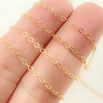 Load image into Gallery viewer, 14k Gold Filled Flat Cable Chain