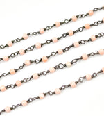 Load image into Gallery viewer, Coral Wire Wrap Chain