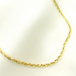 Load image into Gallery viewer, 14K42. 14K Solid Gold Rope Necklace