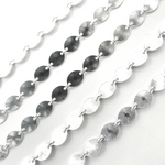 Load image into Gallery viewer, Sterling Silver Textured Oval Link Chain
