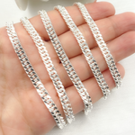 Load image into Gallery viewer, 925 Sterling Silver Curb Chain.