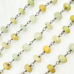 Load image into Gallery viewer, Coated Cats Eye Oxidized Wire Chain