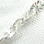 Load image into Gallery viewer, 925 Sterling Silver Diamond Cut Marina Chain.