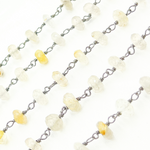 Load image into Gallery viewer, Golden Rutile Oxidized Wire Chain.