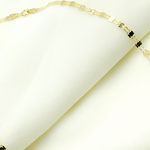 Load image into Gallery viewer, 14K Solid Gold Double Flat Marina Link Chain