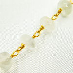 Load image into Gallery viewer, Siloni Moonstone Gold Plated Wire Chain.