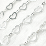 Load image into Gallery viewer, 925 Sterling Silver Open Heart Shape Link Chain