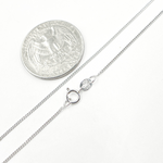 Load image into Gallery viewer, 14K Solid White Gold Curb Chain