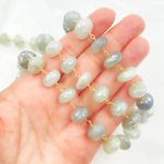 Load image into Gallery viewer, Coated Prehnite Gold Plated Wire Chain