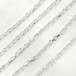 Load image into Gallery viewer, Y8SS. Sterling Silver Diamond Cut Box Link Chain