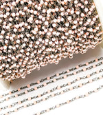 Load image into Gallery viewer, Coral Wire Wrap Chain. COR4