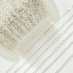 Load image into Gallery viewer, 925 Sterling Silver Flat Cable Link Chain