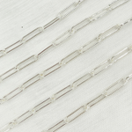 Load image into Gallery viewer, 925 Sterling Silver Paperclip Hammered Link Chain.