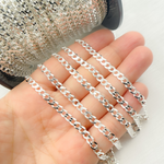 Load image into Gallery viewer, 925 Sterling Silver Miami Flat Curb Link Chain