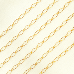 Load image into Gallery viewer, 14K Yellow Gold Filled Smooth Diamond and Round Link Chain
