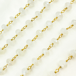 Load image into Gallery viewer, Coated Chaceldony Gold Plated Wire Chain.