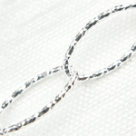 Load image into Gallery viewer, Y82SS. Sterling Silver Diamond Cut Oval Link Chain