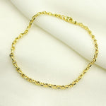 Load image into Gallery viewer, 14K Solid Yellow Gold Diamond Cut Marina Link Bracelet