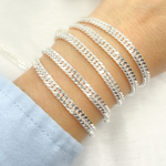 Load image into Gallery viewer, 925 Sterling Silver Curb Chain.