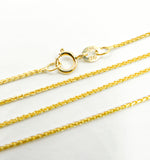 Load image into Gallery viewer, 025SP3TFDT. 14K Solid Gold Wheat Chain