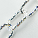 Load image into Gallery viewer, 925 Sterling Silver Diamond Cut Paperclip Chain.