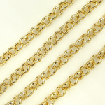 Load image into Gallery viewer, Gold Plated 925 Sterling Silver Rolo Link Chain.