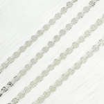 Load image into Gallery viewer, 957FDSS. 925 Sterling Silver Textured Disc Chain