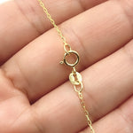 Load image into Gallery viewer, 025FCLT5. 14K Solid Yellow Gold Diamond Cut Paperclip Link Chain