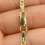Load image into Gallery viewer, 14K Solid Gold Hollow Curb Chain