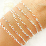 Load image into Gallery viewer, 925 Sterling Silver Cable Chain.