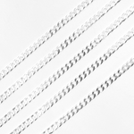 Load image into Gallery viewer, Sterling Silver Flat Curb Chain.