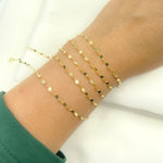 Load image into Gallery viewer, 035FV10byFt. 14K Solid Gold Flat Marina Link Unfinished Chain
