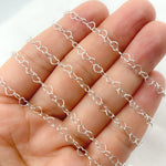 Load image into Gallery viewer, Sterling Silver Heart Link Chain